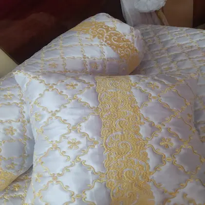 traditional wedding cushion
