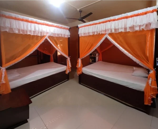 orange daily use mosquito net-large size