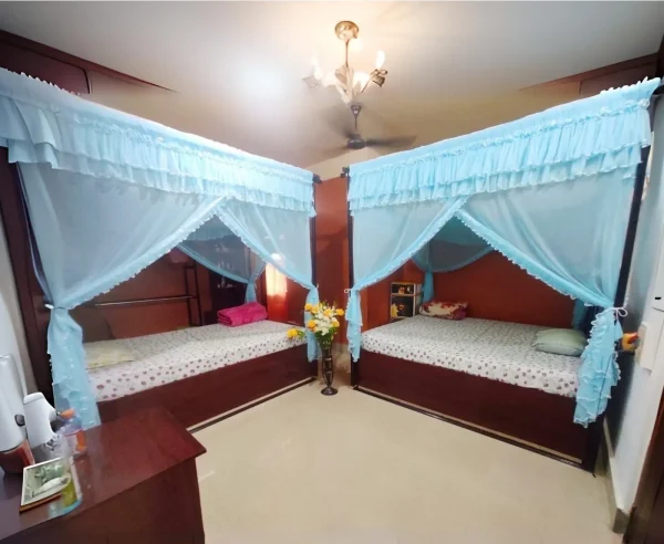 powder blue daily use mosquito net-large size