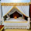 luxury bed wedding decoration